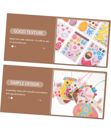 Ciieeo Easter Card Set - DIY Art Kits & Stickers for Easter Crafts Party Favors & Ornaments - Buy Online on GoSupps.com