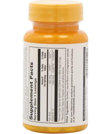 Thompson B12 Lozenge - Natural Cherry Flavor 1000 mcg | 30 Lozenges | Energy & Wellness - Buy Online on GoSupps.com