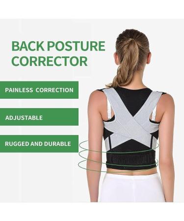 Full Back Posture Corrector Corset - Adjustable Lumbar Support for Men Women & Kids (3XL) - Improve Spine & Clavicle Alignment - Buy Online on GoSupps.com