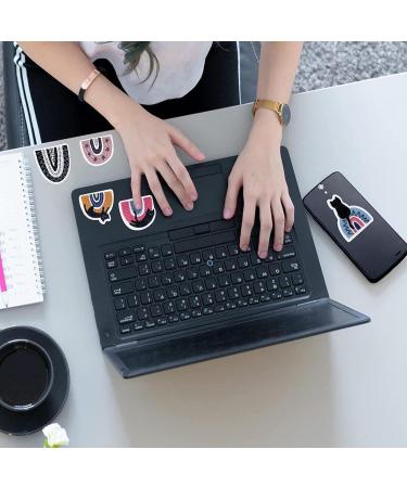 Jingan Calming Stickers - 16 Reusable Crushed Stone Desk Toys | Rainbow Cat Pattern for Adults - Buy Online on GoSupps.com