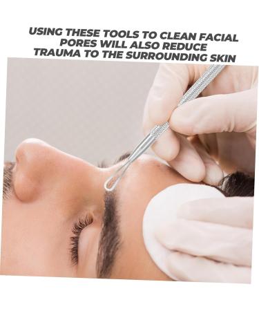 Ipetboom 1 Set Blackhead Removal Tool Household Remover Blackhead Tweezers Blackhead Supply Face Cleaner Tool Daily Use Comedone Spoon Cell Clamp Stainless Steel Squeeze Pimples - Buy Online on GoSupps.com