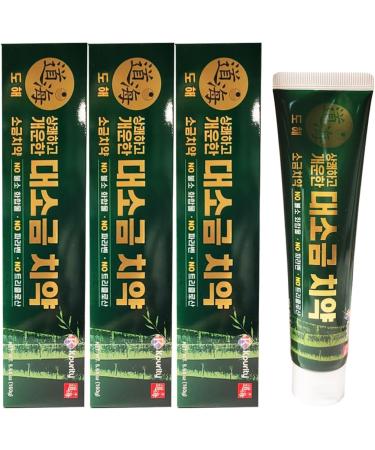 Fresh Mint Bamboo Salt Toothpaste 160g (5.64(Pack of 3) Fresh Mint) - Buy Online on GoSupps.com