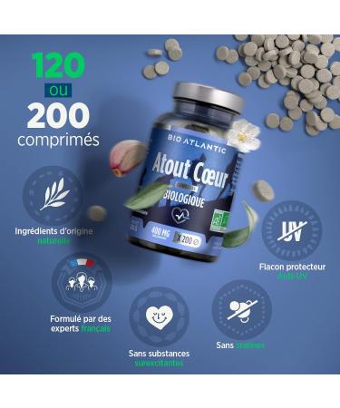 Trump Heart Bio - 400 mg - Garlic Hawthorn Lime Sapwood Olive Tree - 200 Tablets - Buy Online on GoSupps.com
