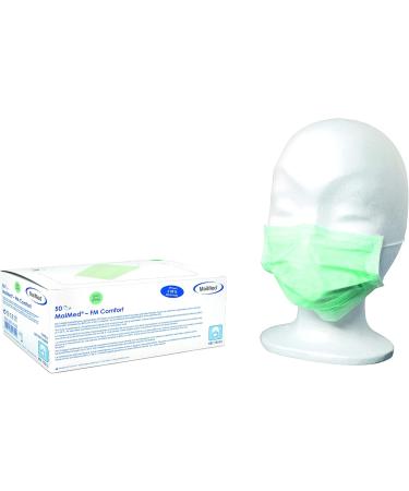 Buy E-Face Mask - Green with Elastic Band (50 pcs) | International Shipping Available - Buy Online on GoSupps.com