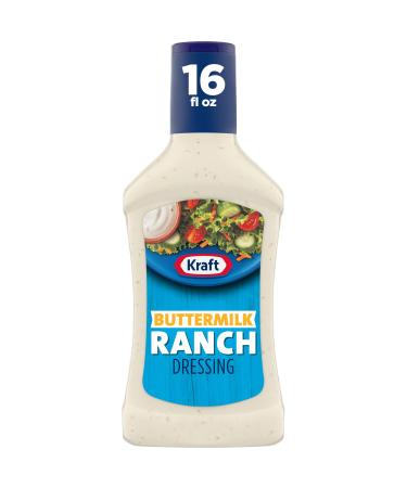 Kraft Buttermilk Ranch Salad Dressing (16 fl oz Bottles, Pack of 6)