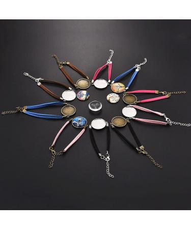 200 PCS 1 inch Transparent Glass Dome Cabochons - Crystal Clear Round Cabochons for Jewelry Making - Buy Online on GoSupps.com