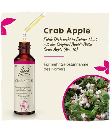 Original Bach Flower Drops No. 10 Crab Apple - 20ml | Find Joy & Hope in Natural Remedies - Buy Online on GoSupps.com