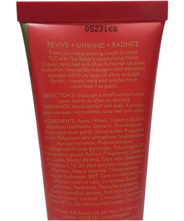 Ted Raspberry and Orange Blossom Hand Cream (100ml) with Complimentary Moisturizing Face Mask (37ml) Revitalize Your Skin - Buy Online on GoSupps.com