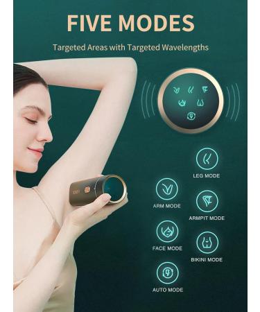 JOVS Dora Hair Remover - Professional At-Home Laser Hair Removal for Women | Permanent Results Painless & Touch Screen | Unlimited Flashes for Face Legs Arms Armpits Bikini - Buy Online on GoSupps.com