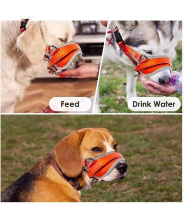 NASJAC Soft Adjustable Dog Muzzle for Medium to Large Dogs - Anti-Bark & Chewing Prevention - Buy Online on GoSupps.com