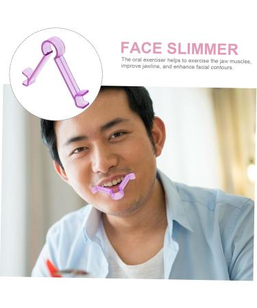 Baluue Lip Muscle Trainer Mouth Trainer Face Exerciser Lift Oral Exerciser Exerciser Muscle Lips Trainer Lips Slimming Exerciser Muscle Tightening Lips Shaper Lift Tool 9.30X7.70X1.50CM Purple - Buy Online on GoSupps.com