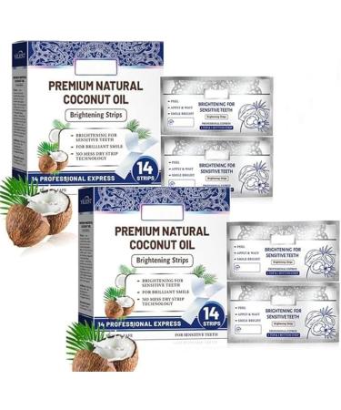 Bandes blanchissantes la menthe noix de coco professionnel et s r d tachant les dents blanchisseur des dents pour fumer/caf /vin (2)