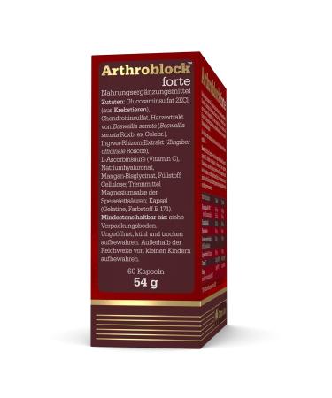 Olimp Labs Arthroblock Forte - Dietary Supplement for Bones Cartilage & Connective Tissue | 60 Capsules - International Shipping Available - Buy Online on GoSupps.com