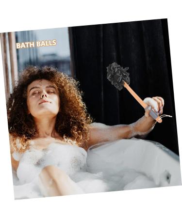 Charcoal Bath Ball & Loofah for Women | Best Shower Body Scrubber & Skin Cleaning Supplies - Buy Online on GoSupps.com