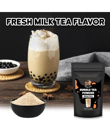 Bubble Tea Powder Kit | Milk Tea Flavor | 1LB (454g) | 18 Servings | Instant Boba Drink Mix for Smoothies and Tapioca Pearl Milk Tea - Buy Online on GoSupps.com