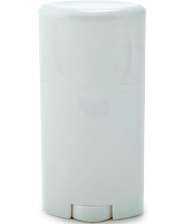 Vivaplex 10 White 2.5 oz Empty Deodorant Containers with Caps - Pack of 10 - Buy Online on GoSupps.com