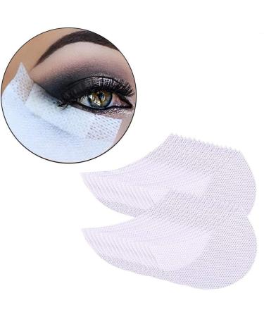 CENFRY 100pcs Disposable Eyeshadow Shields Free Under Eye Gel Pad Patches Eyelash Extensions Lip Makeup Applicator