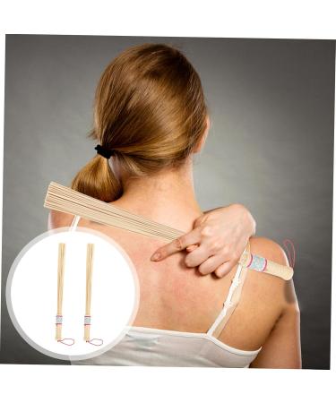 Lurrose Bamboo Massage Hammer & Trigger Point Roller - Manual Back Massager for Acupuncture Relief | International Shipping Available - Buy Online on GoSupps.com