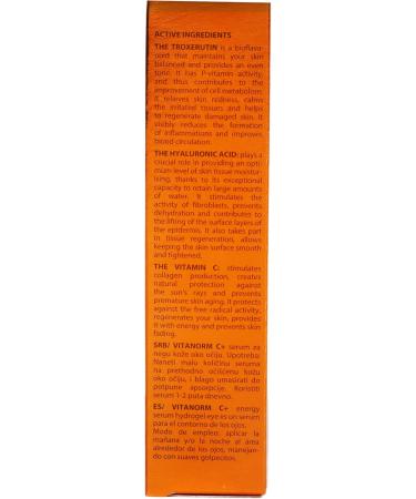 Revuele - Vitanorm C+ Energy Hydrogel Eye Serum - 25ml - Buy Online on GoSupps.com