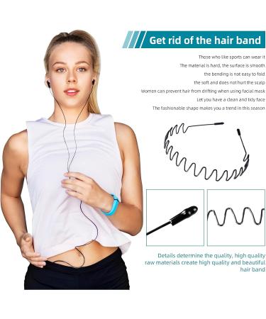 Men's Non-Slip Metal Hair Bands for Sports & Fashion - 3 Pieces - Buy Online on GoSupps.com