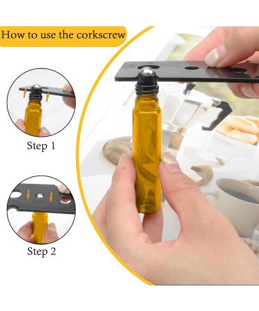 DALAETUS 28 Pcs Amber Roller Bottles Set 10ml Roll on with Spring-Pipettes Droppers Stickers Bottle Openers Essential Oils Bottles Glass for Fragrance Aromatherapy - Buy Online on GoSupps.com