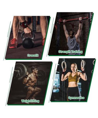 Buy Slim Panda Wrist Bandages - 45cm Training Aid for Strength & Fitness | Professional Calisthenics & CrossFit Gear for Men & Women - Black Red - Buy Online on GoSupps.com