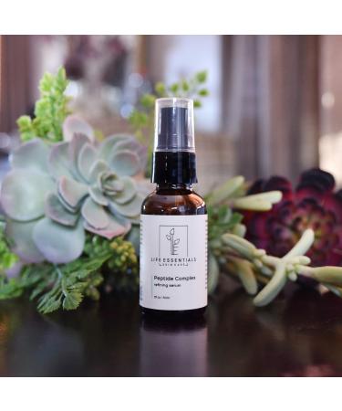 Peptide Complex Serum For Face - Collagen Serum Skin Repair with Powerful Anti Aging Properties - Refines Wrinkles and Restores Elasticity with Hyaluronic Acid Aloe Vera Jojoba Oil Vitamin E 1 Fl Oz (Pack of 1) - Buy Online on GoSupps.com