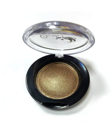 CAR MELA Carmela One Color Brown Eyeshadow - Highly-Pigmented & Versatile Baked Eyeshadow + Shimmer Bronzer  Long-Lasting Copper Eyeshadow