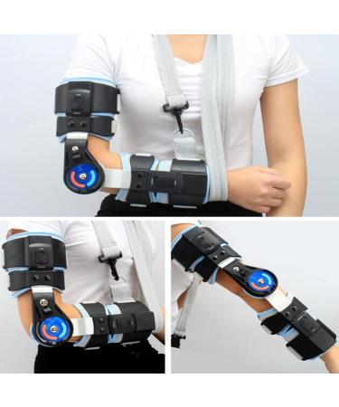SFKLYU Hinged Elbow Brace - Adjustable Immobilizer Support for Injury Recovery | Left Arm Arm Sling for Men & Women - Buy Online on GoSupps.com
