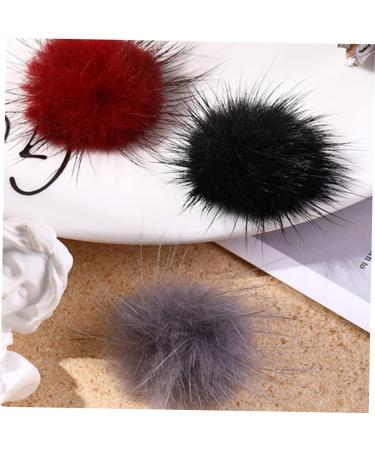 FRCOLOR 18 Pieces Hair Balls Accessories for Nails Shoes Bobble Balls Fur Bobble DIY Nail Art Set Artificial Nails Set Decorative Nail Hair Ball Nail Art Decor Winter Plush Ball Hat - Buy Online on GoSupps.com