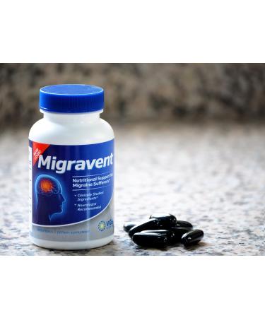 Migraine Relief Supplement: Migravent for Optimal Cranial Comfort and Health Riboflavin, Magnesium, Coenzyme Q10 and Butterbur Blend - Buy Online on GoSupps.com