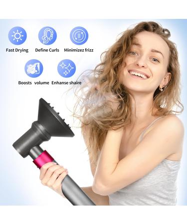 2-in-1 Diffuser & Adaptor for Dyson Airwrap Styler | Convert to Hair Dryer | Compatible with HS01, HS03, HS05 | Black - Buy Online on GoSupps.com