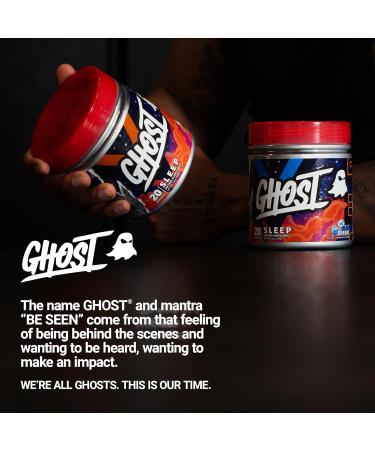 GHOST Sleep Dietary Supplement Apple Pie - Recovery & Rest with Premium Ingredients Including Melatonin Colostrum & Ashwagandha - Supports Sleep Quality - Gluten-Free & Sugar-Free - Buy Online on GoSupps.com