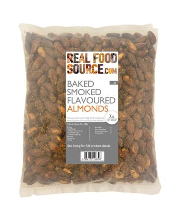 RealFoodSource Baked Smoked Flavoured Almonds 1kg