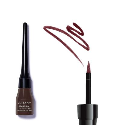 Almay Liquid Eyeliner 222 Brown - Waterproof, Longwearing, Hypoallergenic, Cruelty-Free, Fragrance-Free, Ophthalmologist Tested | 0.1 Fl oz - Buy Online on GoSupps.com