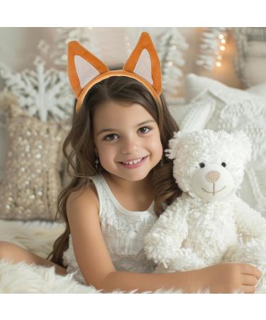 Sibba Shepherd Dog Headband Cute Hat Ears Hairband Animal Caps Headwear Soft Headpieces Costumes Hair Accessories Women Hair Band for Makeup Spa Gifts Cosplay Washing Party(Yellowish brown) - Buy Online on GoSupps.com