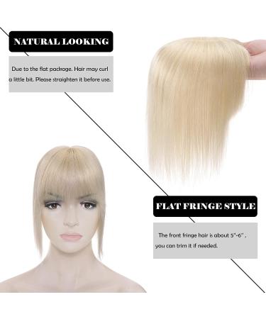 Premium Clip-in Real Hair Extensions | 7A Remy Hair Topper | Thickening Toupet | Platinblond 60# - 25cm - Buy Online on GoSupps.com
