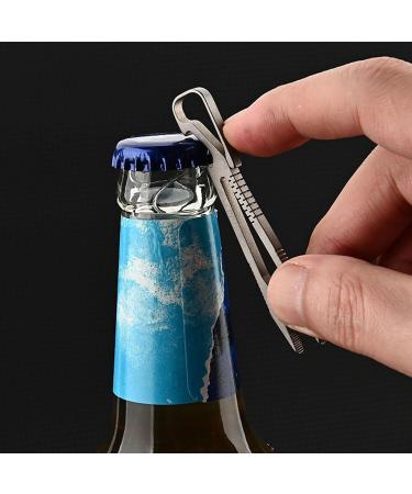 Miniature Picking Tool Stable Precision Tweezers Fine Tip Tweezers Lightweight Hobbyist Tweezers Pick Up Tweezers with Light Key Chain Survival Tool for Camping Climbing Travel and Home Bottle opener - Buy Online on GoSupps.com