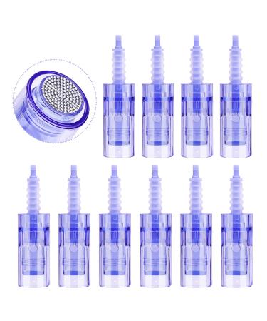 Yofuly microneedling nano needles replacement derma micron needle microneedling needle cartridge micro electric dermapen 10 pieces microneedling device replacement needles needle cartridge (bayonett) nano round pins - Buy Online on GoSupps.com