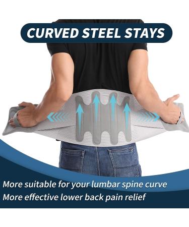 Adjustable Inflatable Back Bandage with Lumbar Support Pain Relief for Herniated Disc & Sciatica | Medium Size (33-37) - Buy Online on GoSupps.com
