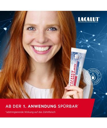 Lacalut Active Gum Protection & Gentle White Toothpaste - 75ml | Strengthens Gums & Whitens Teeth Naturally - Buy Online on GoSupps.com