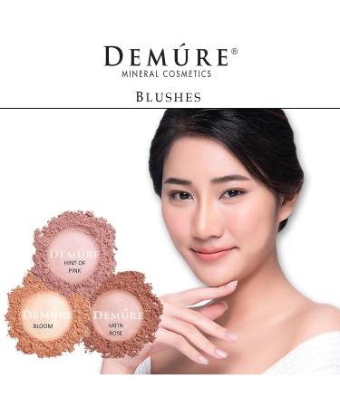 Demure Mineral Blush (Hint of Pink) - Loose Powder for Natural, Professional Look | Cruelty-Free - Buy Online on GoSupps.com