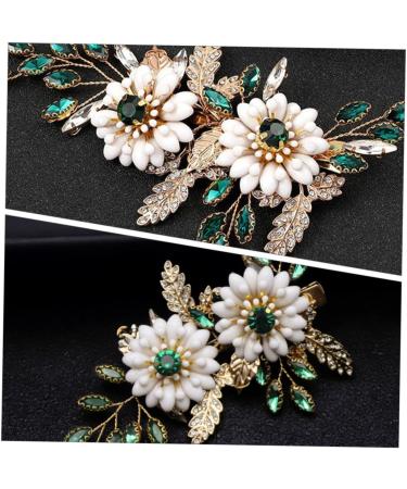 TOVINANNA Women Hairpin Flower Hairpin Hair Clips Hairpin Vintage Hair Clips Metal Hair Clips Womens Hair Clips Bride Hair Clips Women Hair Accessories Metal Hairpin - Buy Online on GoSupps.com