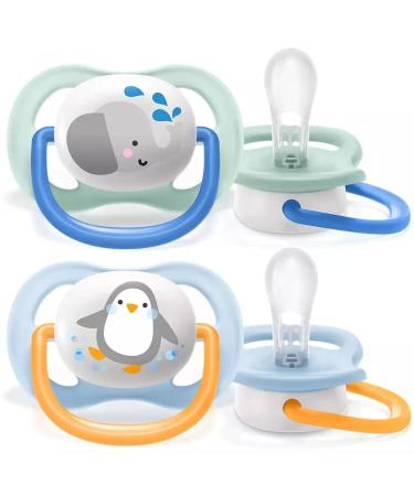 Buy Philips Avent Ultra Air Pacifier for 0-6 Months | 2-Piece Animal Set - International Shipping Available - Buy Online on GoSupps.com