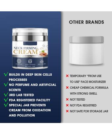Neck Firming Cream - Anti-Aging Moisturizer with Almond Oil & Collagen for Tightening & Hydrating | Best Neck Creams for Women - Buy Online on GoSupps.com