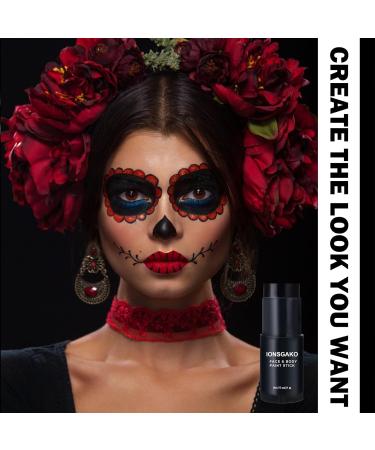 Black Face Paint Stick - Eye Black for Sports Halloween Zombie & Clown Makeup | High-Quality Body Paint & Foundation - Buy Online on GoSupps.com