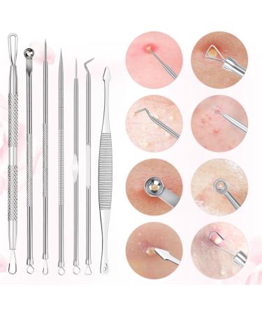 Buy SWTYEXT 10-Piece Blackhead Remover Tool Set - Stainless Steel Comedone Squeezer for Men & Women - Effective Pimple Press Tools in Box - Buy Online on GoSupps.com