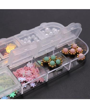 Desikixudy 3D Shape New Nail Clear Nail Pearl Diy Nail Art Decorations Rhinestone Manicure Tools 13# - Buy Online on GoSupps.com