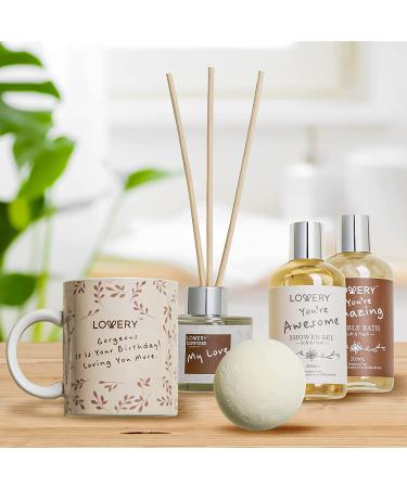 Gifts for Women  Birthday Gift Basket  Bath and Spa Gift Set for Women  Luxury Birthday Spa Gift Box  Vit E & Shea  Rich Bath Essentials in Coconut Scent  Happy Birthday Mug & More - Buy Online on GoSupps.com