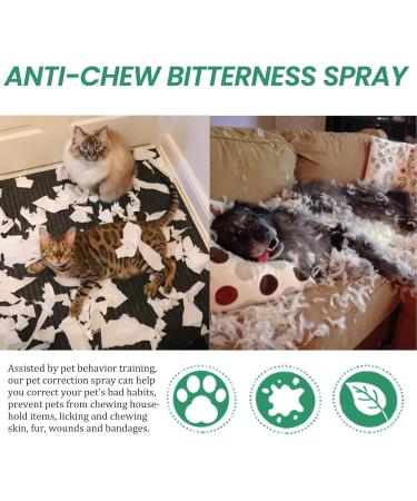 Halatua Anti-Chewing Spray for Dogs | Natural Bitter Spray to Stop Chewing & Licking | 1.1 Fl Oz - Buy Online on GoSupps.com